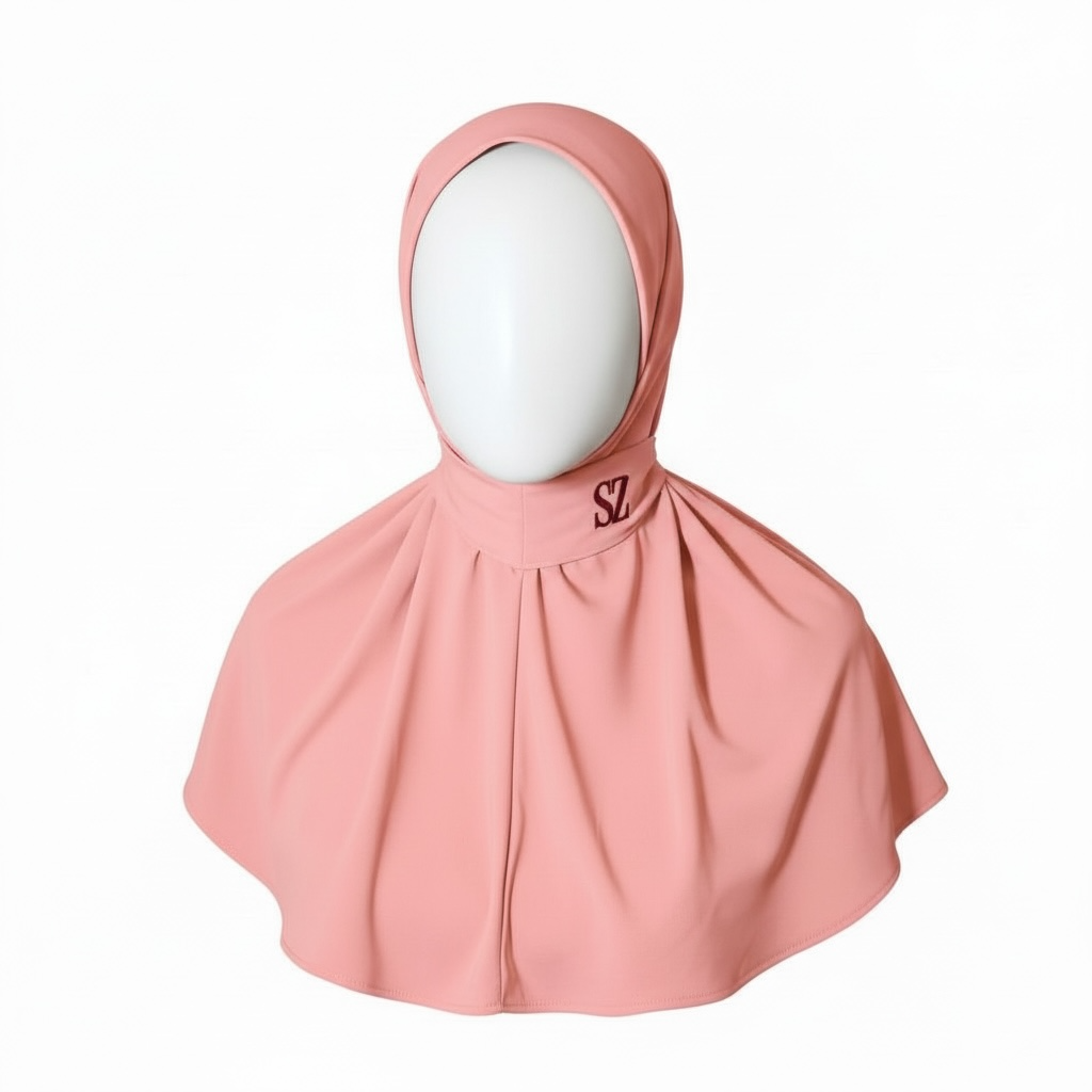 Signature Hijab - Coral Pink