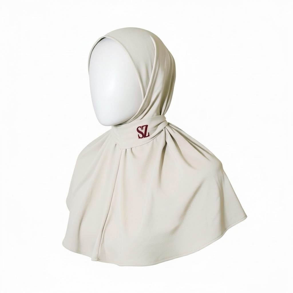 Signature Hijab - Ivory